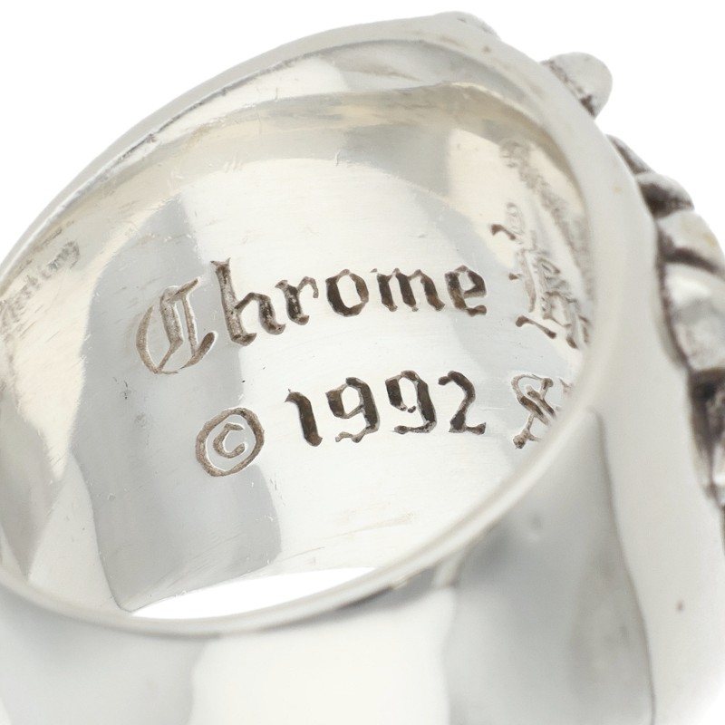 Chrome Hearts Keeper Silver Ring Size JP 19
