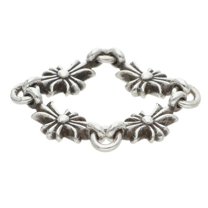 Chrome Hearts TNY E CH PLS DIA Silver Ring Size JP 10.5