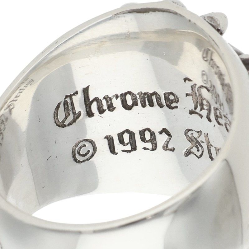 Chrome Hearts Keeper Silver Ring Size JP 22.5