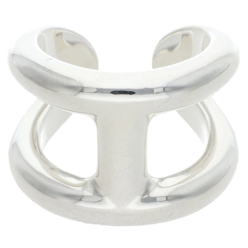 HERMES Osmose GM Silver Ring Size JP 13