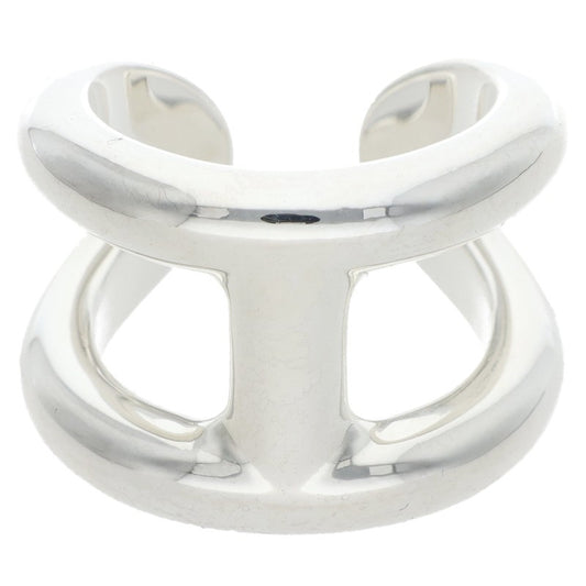 HERMES Osmose GM Silver Ring Size JP 13