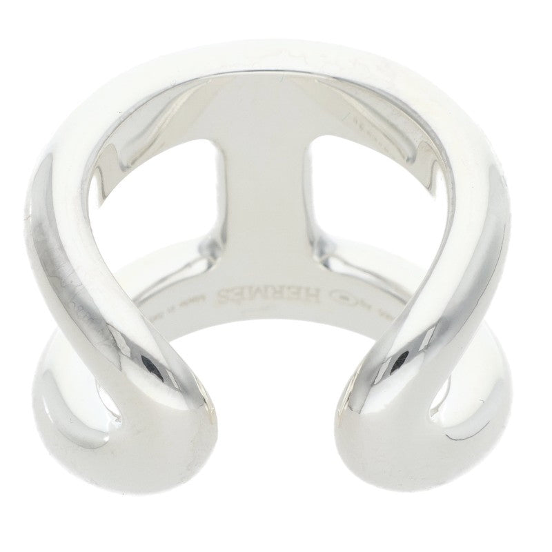HERMES Osmose GM Silver Ring Size JP 13