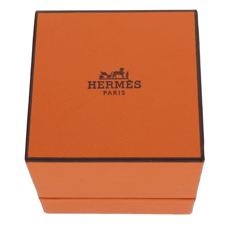 HERMES Osmose GM Silver Ring Size JP 13