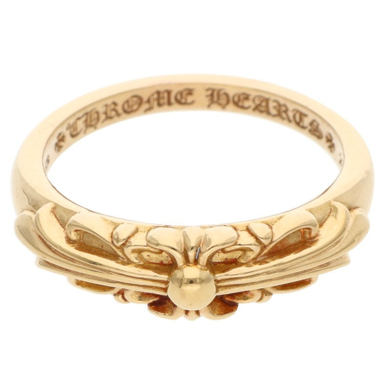 Chrome Hearts 22K Baby Classic Floral Cross Ring Size JP 20