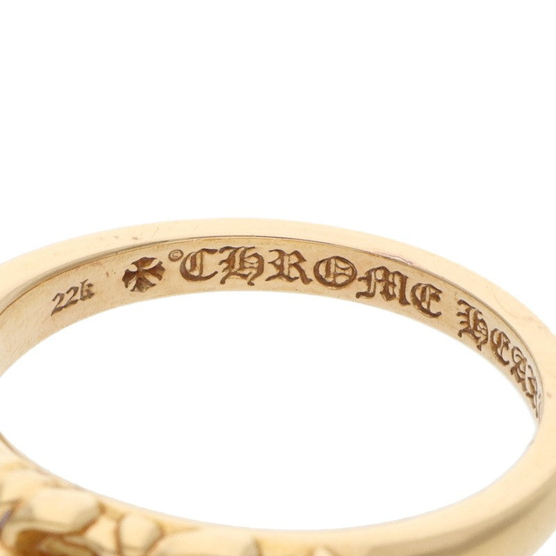 Chrome Hearts 22K Baby Classic Floral Cross Ring Size JP 20
