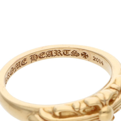 Chrome Hearts 22K Baby Classic Floral Cross Ring Size JP 20