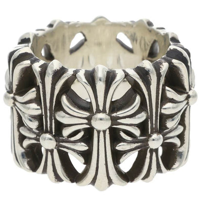 Chrome Hearts CEMETERY CROSS Silver Ring Size JP 23.5