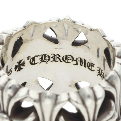 Chrome Hearts CEMETERY Cross Silver Ring Size JP 26