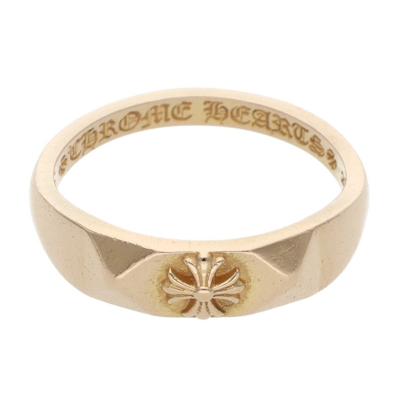 Chrome Hearts 22K Bubblegum Pyramid Plus Gold Ring Size JP 7