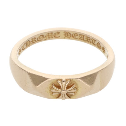 Chrome Hearts 22K Bubblegum Pyramid Plus Gold Ring Size JP 7