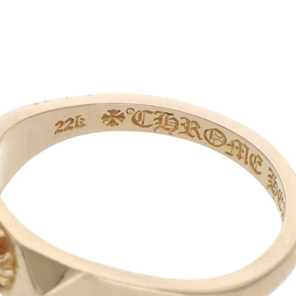 Chrome Hearts 22K Bubblegum Pyramid Plus Gold Ring Size JP 7