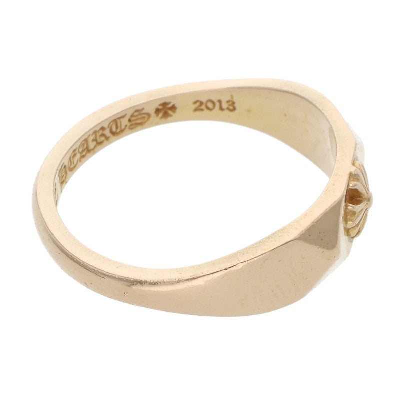 Chrome Hearts 22K Bubblegum Pyramid Plus Gold Ring Size JP 7
