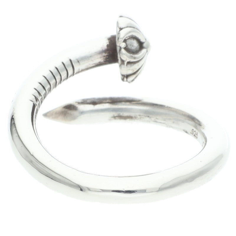 Chrome Hearts NAIL CRSBALL Silver Ring Size JP 16