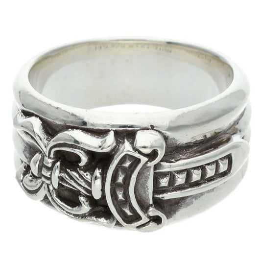 Chrome Hearts Dagger Silver Ring Size JP 24