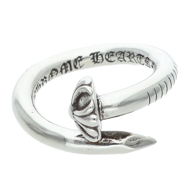 Chrome Hearts NAIL CRSBALL Silver Ring Size JP 10