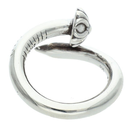 Chrome Hearts NAIL CRSBALL Silver Ring Size JP 10