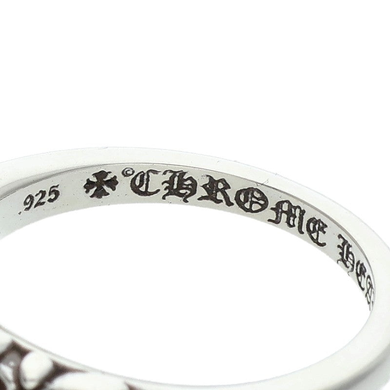 Chrome Hearts BABY CLASSIC Floral Silver Ring Size JP 14