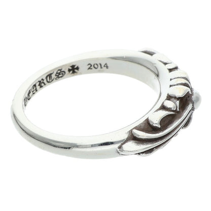 Chrome Hearts BABY CLASSIC Floral Silver Ring Size JP 14