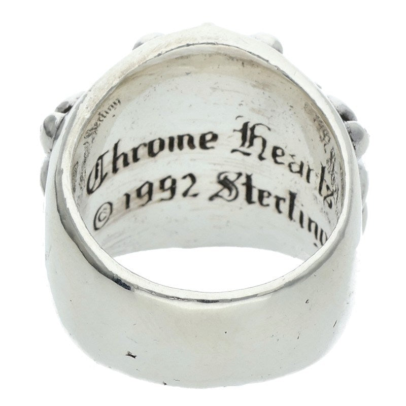 Chrome Hearts Keeper Silver Ring Size JP 15.5