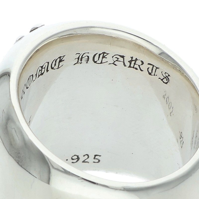 Chrome Hearts Classic Oval Cross Silver Ring Size JP 26.5