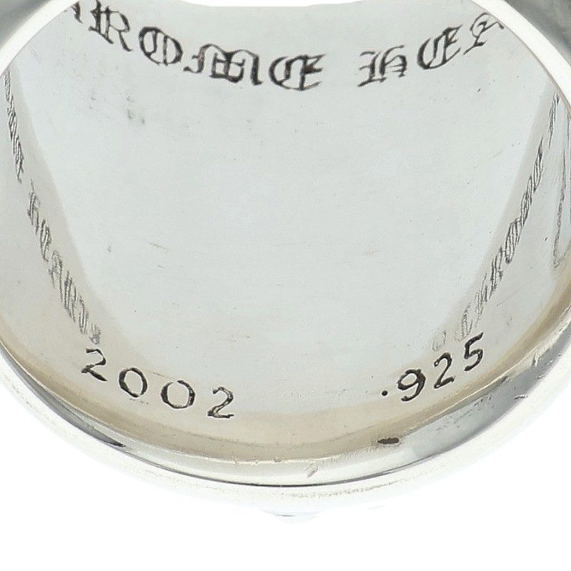 Chrome Hearts Classic Oval Cross Silver Ring Size JP 26.5