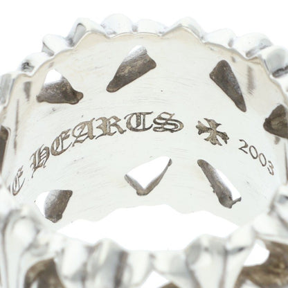 Chrome Hearts Cemetery Cross 925 Silver Ring Size JP 26
