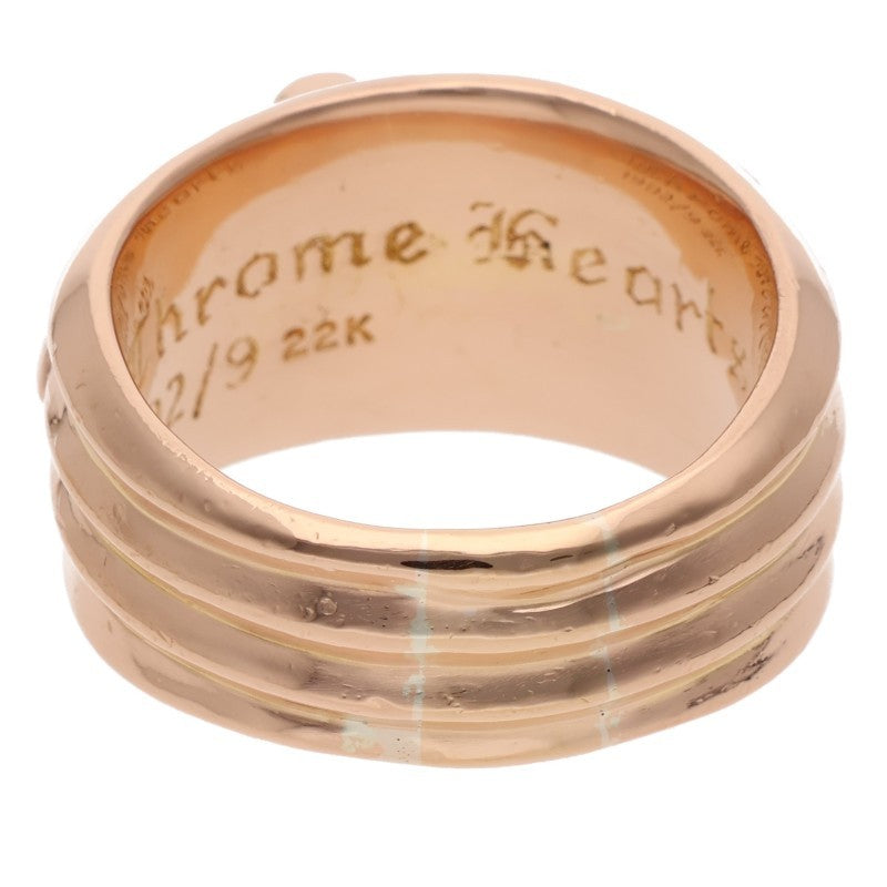Chrome Hearts 22K Dagger Pave Diamond Ring Size JP 23
