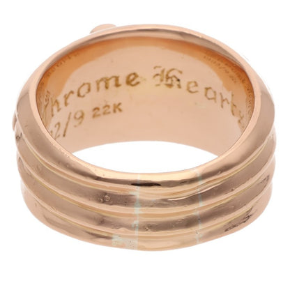 Chrome Hearts 22K Dagger Pave Diamond Ring Size JP 23