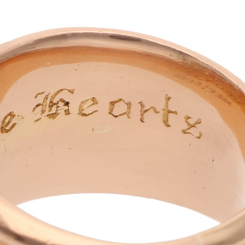 Chrome Hearts 22K Dagger Pave Diamond Ring Size JP 23