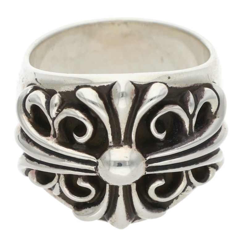Chrome Hearts Keeper Sterling Silver Ring Size JP 21