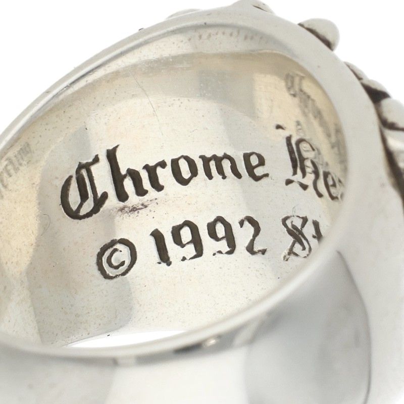Chrome Hearts Keeper Sterling Silver Ring Size JP 21