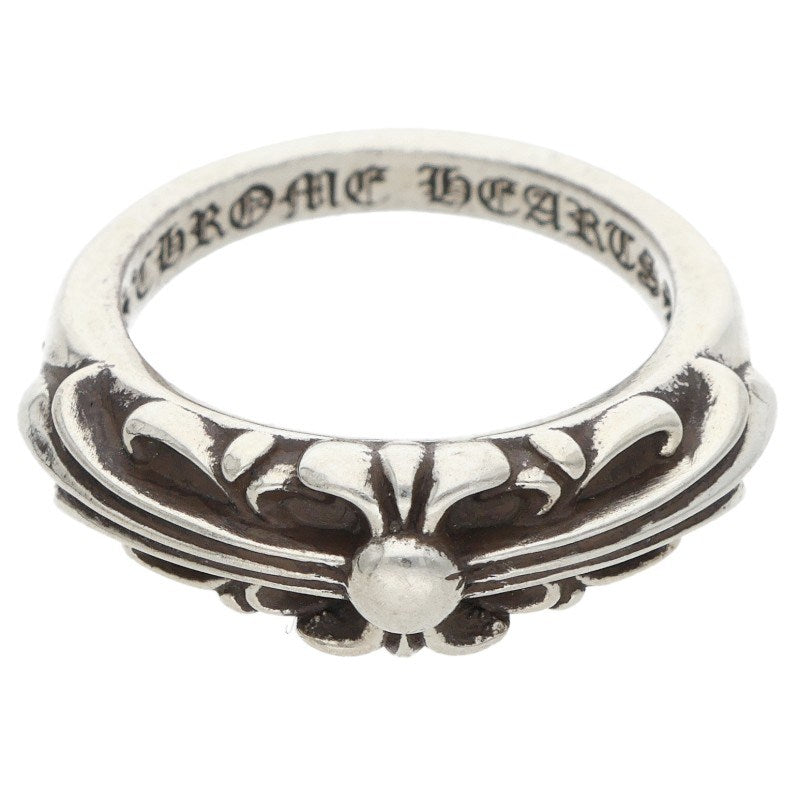 Chrome Hearts BABY CLASSIC Floral Silver Ring Size JP 7