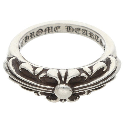 Chrome Hearts BABY CLASSIC Floral Silver Ring Size JP 7