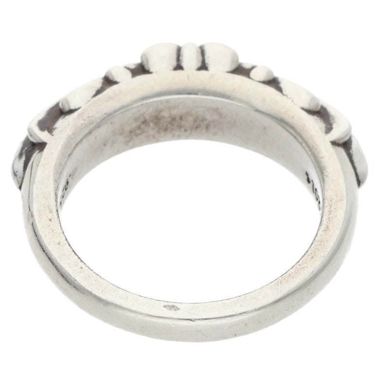 Chrome Hearts BABY CLASSIC Floral Silver Ring Size JP 7