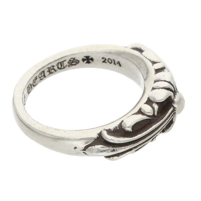Chrome Hearts BABY CLASSIC Floral Silver Ring Size JP 7