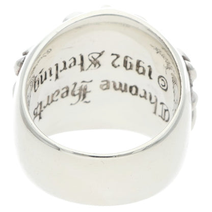 Chrome Hearts Keeper Sterling Silver Ring Size JP 15