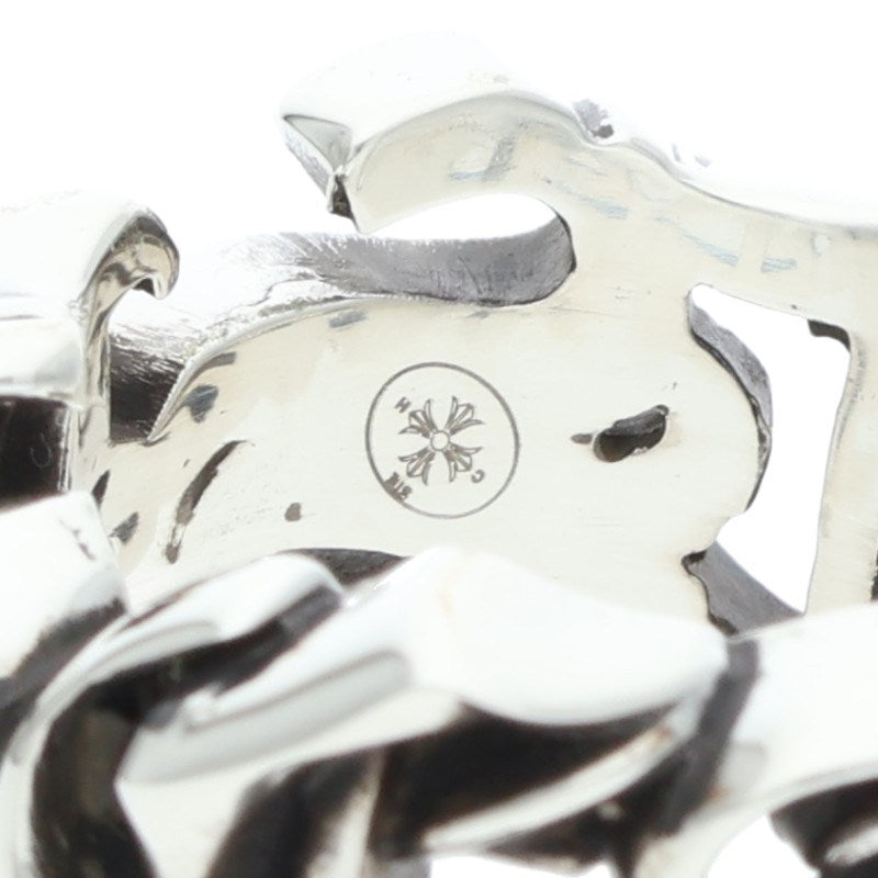 Chrome Hearts LARGE SCRIPT BAND Silver Ring Size JP 21