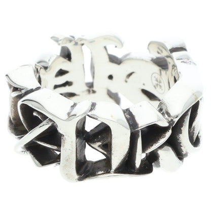 Chrome Hearts LARGE SCRIPT BAND Silver Ring Size JP 21