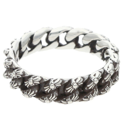 Chrome Hearts XTRA FANCY SML Ring Silver Size JP 24