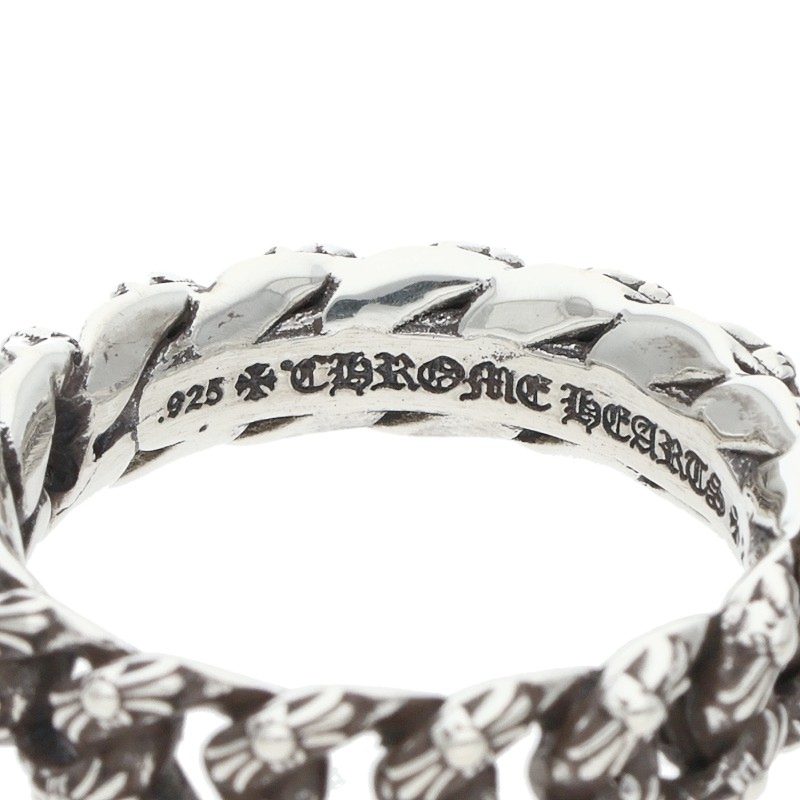 Chrome Hearts XTRA FANCY SML Ring Silver Size JP 24