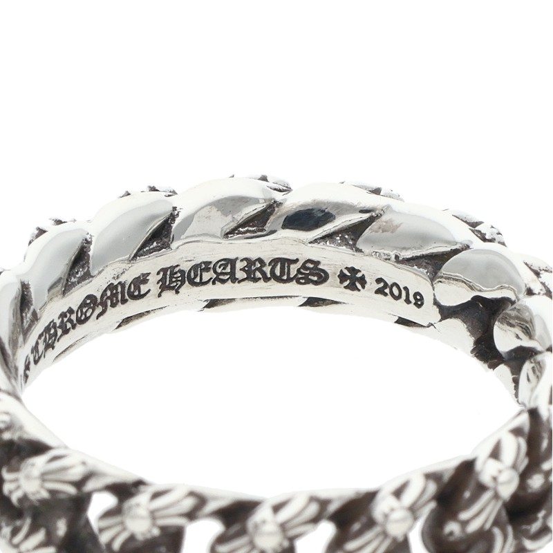 Chrome Hearts XTRA FANCY SML Ring Silver Size JP 24