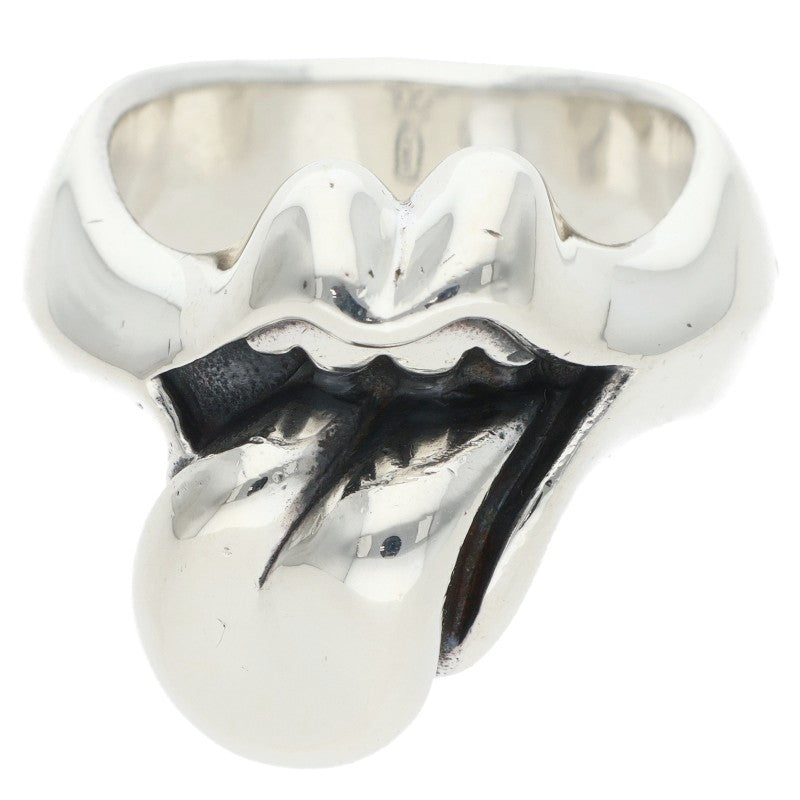 Chrome Hearts Lip & Tongue Medium Silver Ring Size JP 23.5