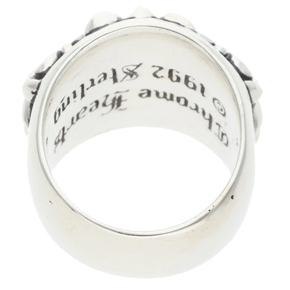 Chrome Hearts Keeper Sterling Silver Ring Size JP 15
