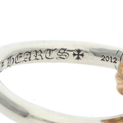 Chrome Hearts NAIL CRSBALL W GLD Silver Gold Ring Size JP 16
