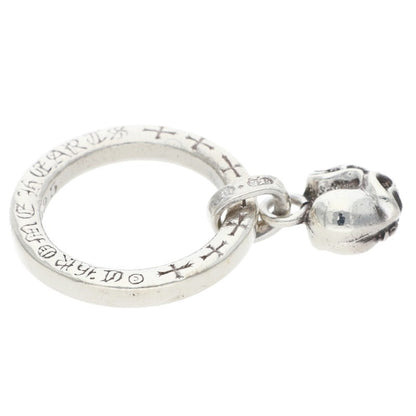 Chrome Hearts NTFL W Heart Motif Silver Ring Size JP 8