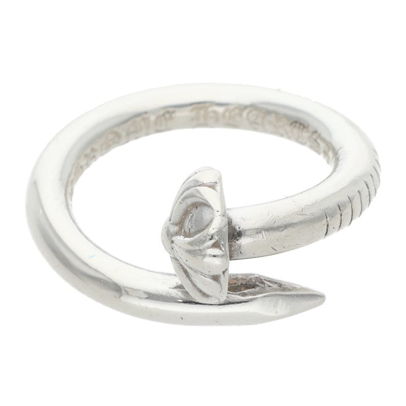 Chrome Hearts NAIL CRSBALL Silver Ring Size JP 10