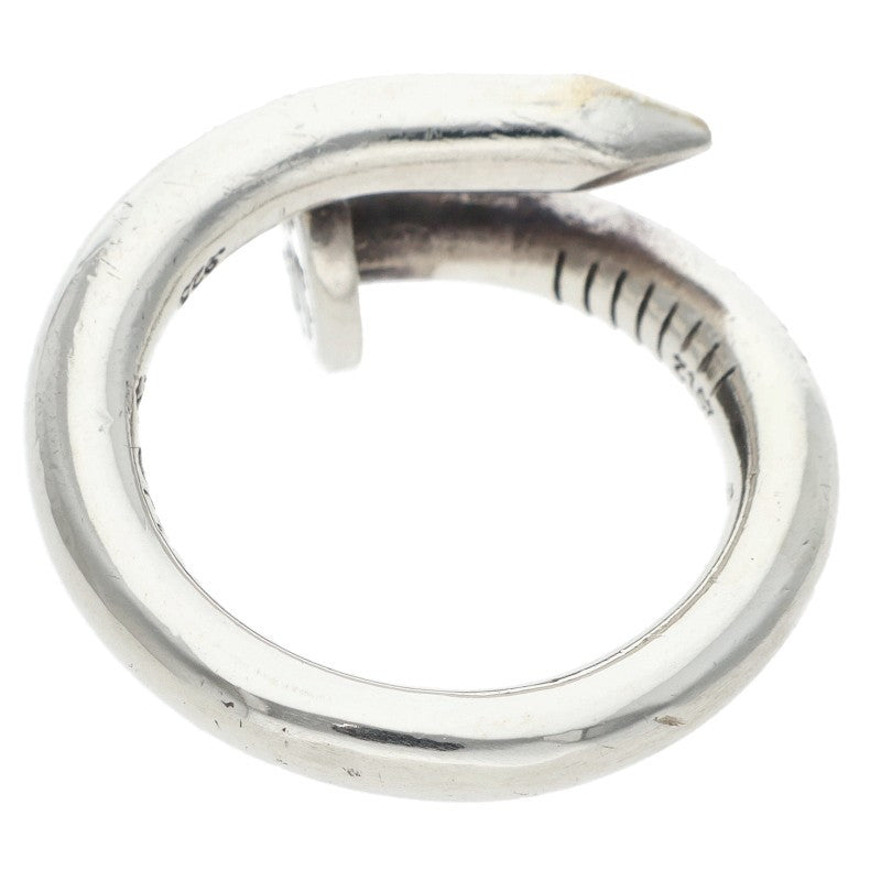 Chrome Hearts NAIL FLAT Silver Ring Size JP 9