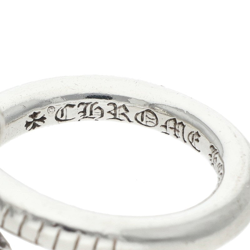 Chrome Hearts NAIL FLAT Silver Ring Size JP 9