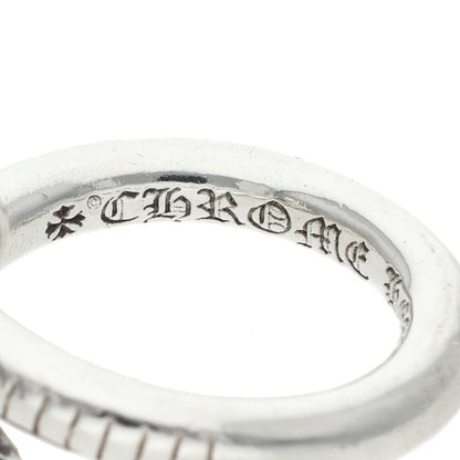 Chrome Hearts NAIL FLAT Silver Ring Size JP 9