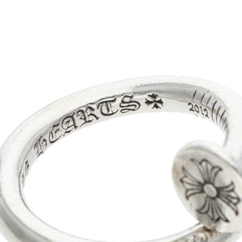 Chrome Hearts NAIL FLAT Silver Ring Size JP 9